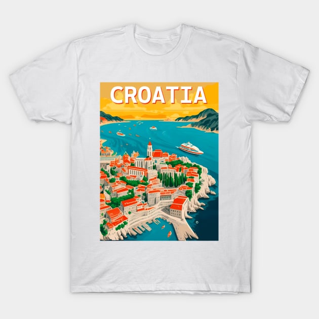 Croatia T-Shirt by AbundanceSeed